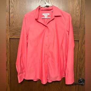 Foxcroft Women's Coral Button Down Shirt